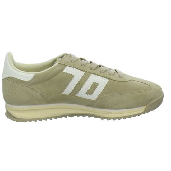 Back 70 Strike-03 Schnürhalbschuhe Beige - 360° Ansicht