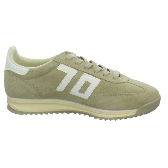 Back 70 Strike-03 Schnürhalbschuhe Beige - 360° Ansicht