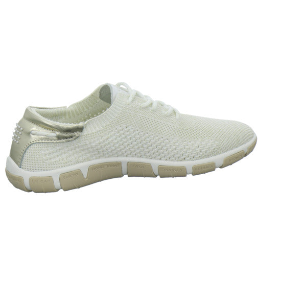 TBS Schnürhalbschuhe Beige - 360° Ansicht