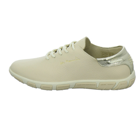 TBS Schnürhalbschuhe Beige - 360° Ansicht