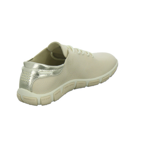 TBS Schnürhalbschuhe Beige - 360° Ansicht