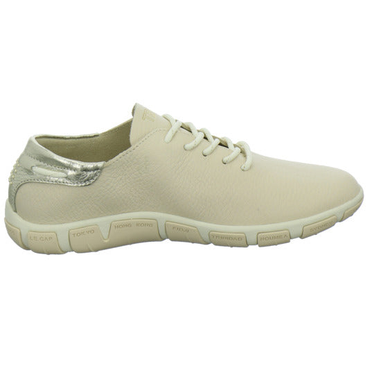 TBS Schnürhalbschuhe Beige - 360° Ansicht