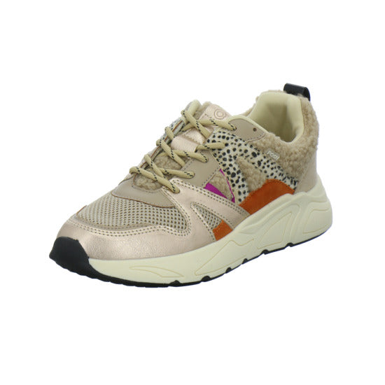 Poelman Schnürhalbschuhe Beige-kombi - 360° Ansicht