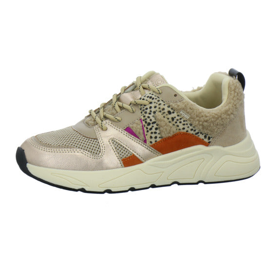 Poelman Schnürhalbschuhe Beige-kombi - 360° Ansicht