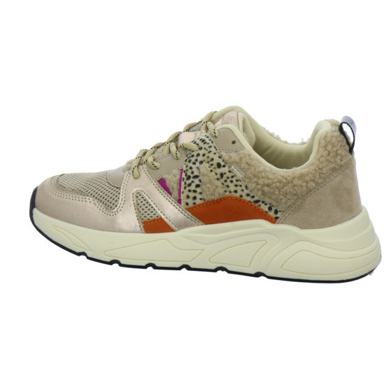 Poelman Schnürhalbschuhe Beige-kombi - 360° Ansicht