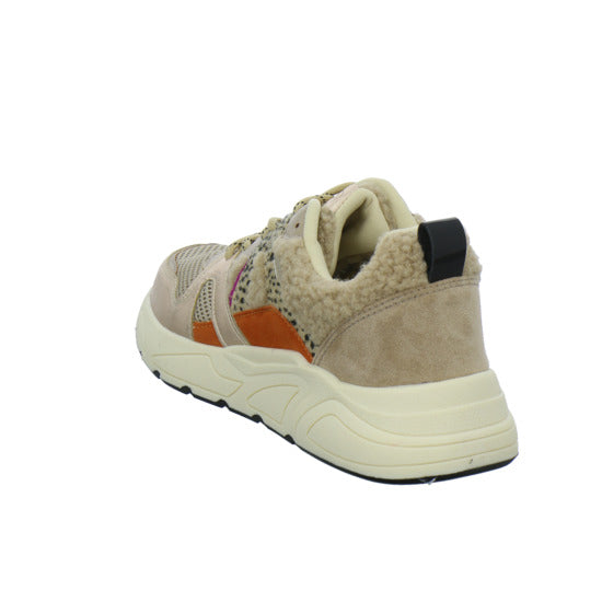 Poelman Schnürhalbschuhe Beige-kombi - 360° Ansicht