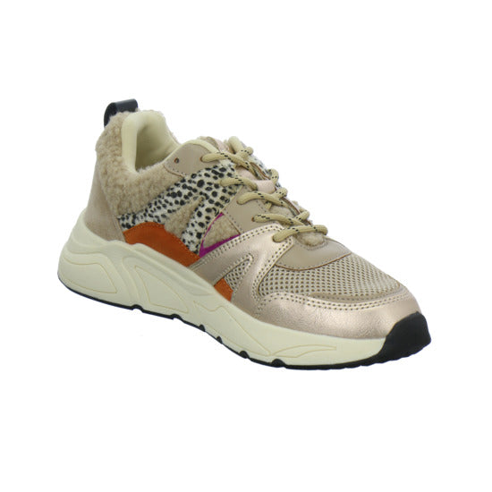 Poelman Schnürhalbschuhe Beige-kombi - 360° Ansicht