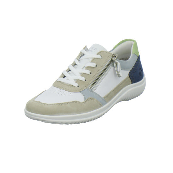 Remonte Schnürhalbschuhe Beige-kombi - 360° Ansicht