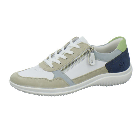 Remonte Schnürhalbschuhe Beige-kombi - 360° Ansicht