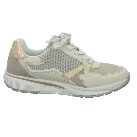 Gabor Comfort Rolling Soft Schnürhalbschuhe Beige-kombi - 360° Ansicht