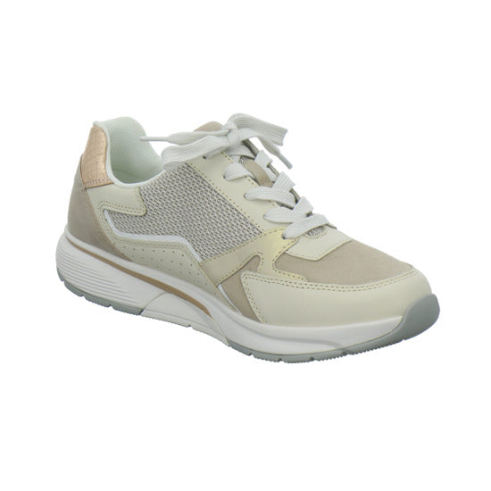 Gabor Comfort Rolling Soft Schnürhalbschuhe Beige-kombi - 360° Ansicht