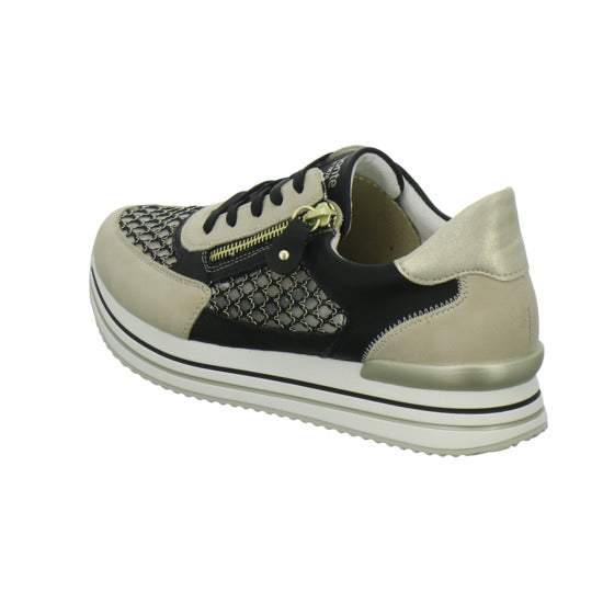 Remonte Schnürhalbschuhe Beige-kombi - 360° Ansicht