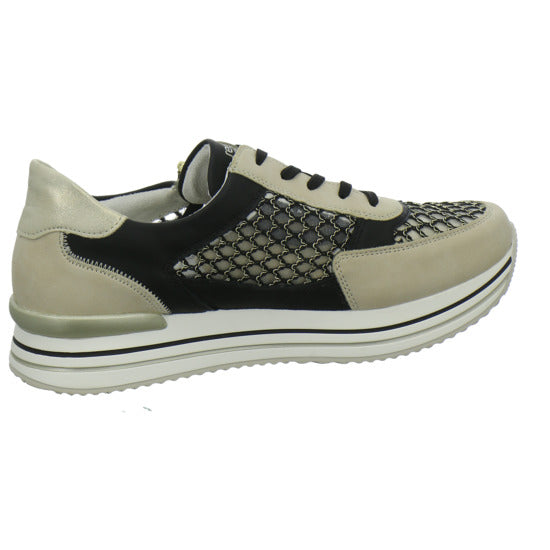 Remonte Schnürhalbschuhe Beige-kombi - 360° Ansicht