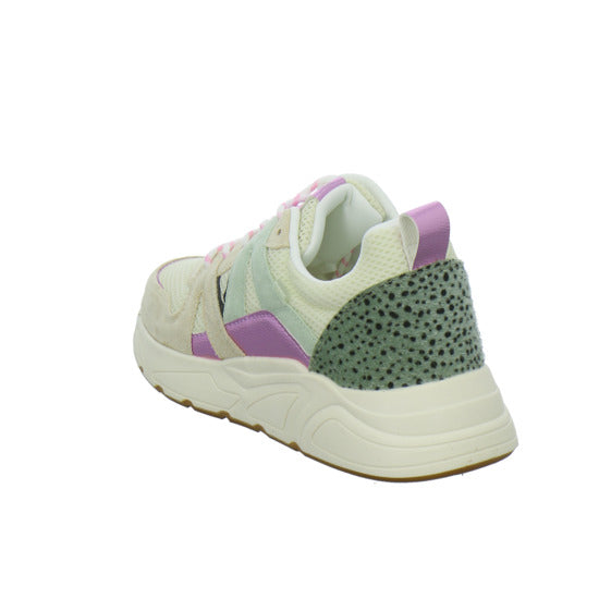 Poelman Schnürhalbschuhe Beige-kombi - 360° Ansicht
