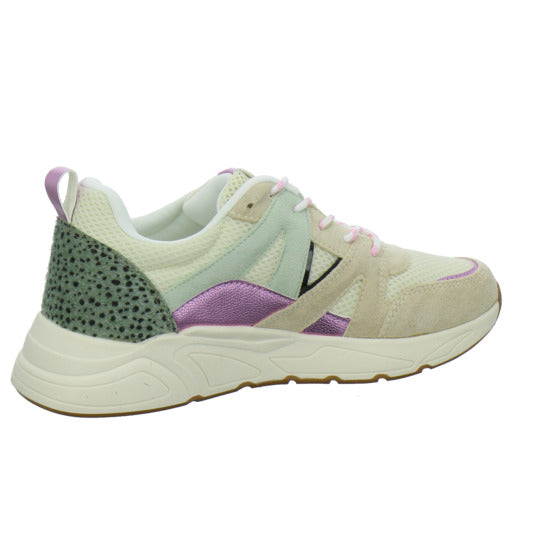 Poelman Schnürhalbschuhe Beige-kombi - 360° Ansicht
