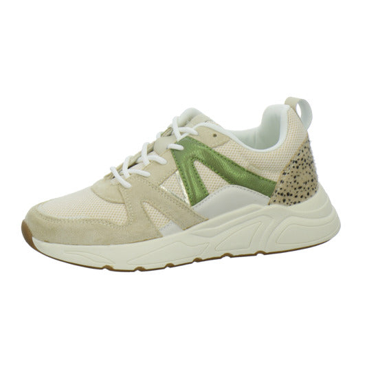 Poelman Schnürhalbschuhe Beige-kombi - 360° Ansicht