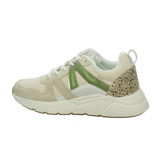 Poelman Schnürhalbschuhe Beige-kombi - 360° Ansicht