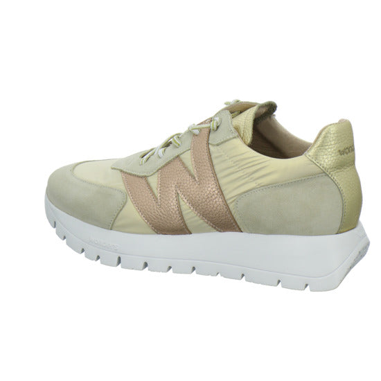 Wonders Schnürhalbschuhe Beige-kombi - 360° Ansicht