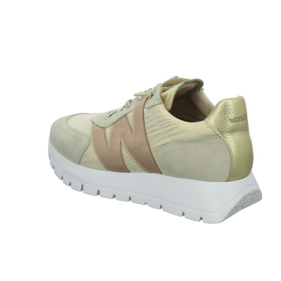Wonders Schnürhalbschuhe Beige-kombi - 360° Ansicht
