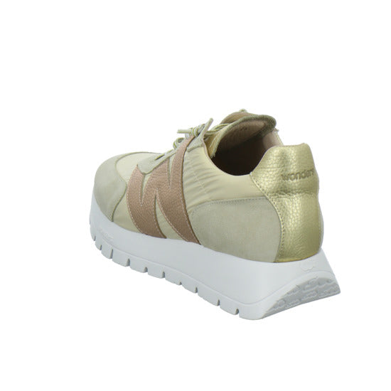 Wonders Schnürhalbschuhe Beige-kombi - 360° Ansicht