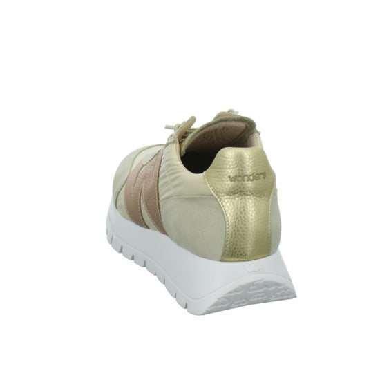 Wonders Schnürhalbschuhe Beige-kombi - 360° Ansicht