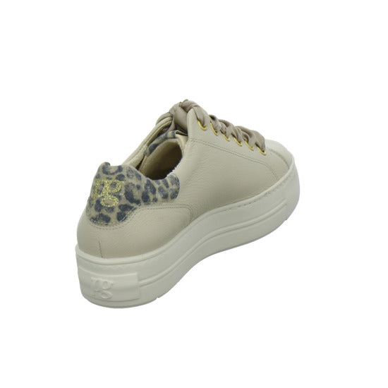 Paul Green Schnürhalbschuhe Beige-kombi - 360° Ansicht