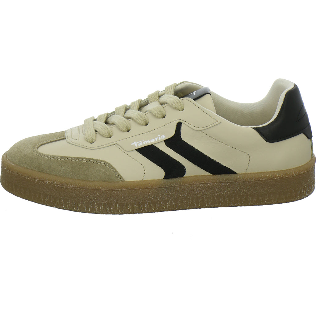 Tamaris Schnürhalbschuhe Beige-kombi