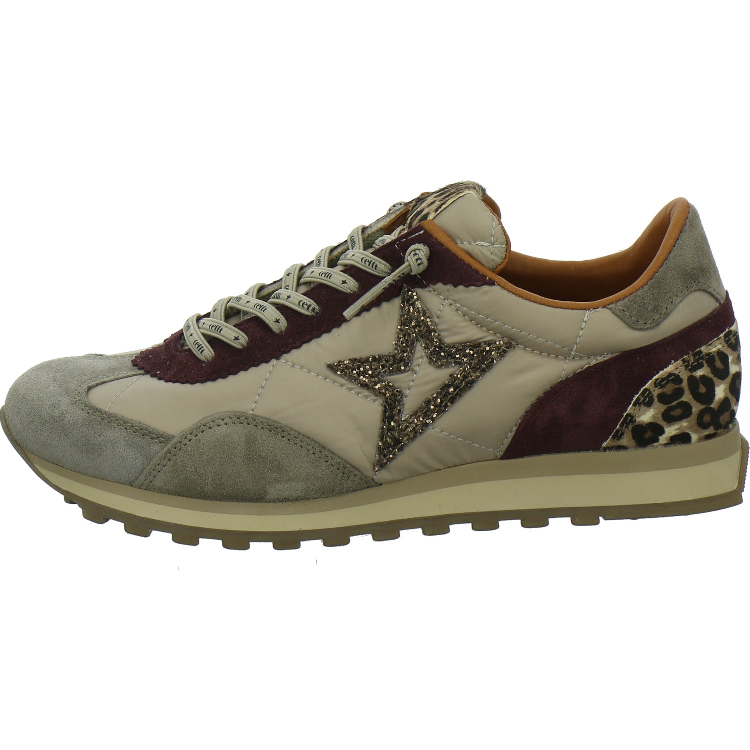 Cetti Schnürhalbschuhe Beige-kombi
