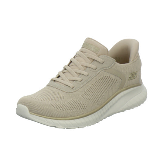 Skechers Sneaker Damen SLIP INS BOBS Beige-kombi
