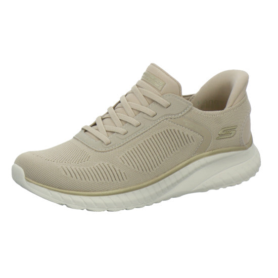 Skechers Sneaker Damen SLIP INS BOBS Beige-kombi