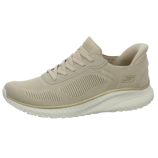 Skechers Sneaker Damen SLIP INS BOBS Beige-kombi