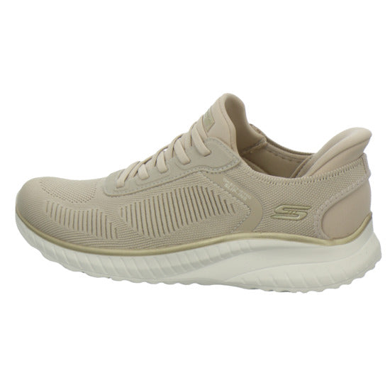 Skechers Sneaker Damen SLIP INS BOBS Beige-kombi
