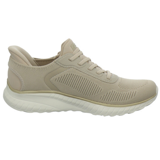 Skechers Sneaker Damen SLIP INS BOBS Beige-kombi