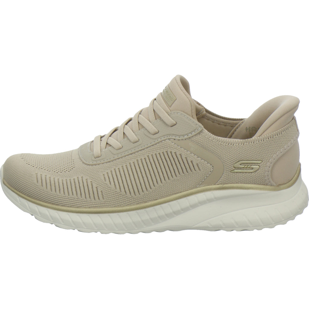 Skechers Sneaker Damen SLIP INS BOBS Beige-kombi