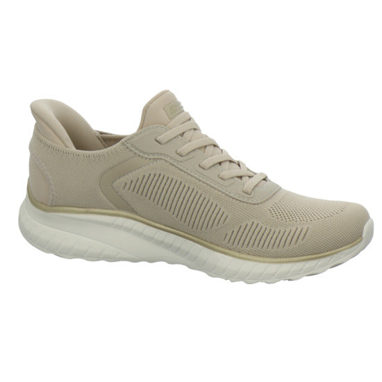 Skechers Sneaker Damen SLIP INS BOBS Beige-kombi