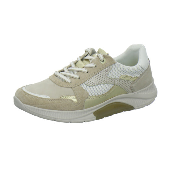 Gabor Comfort Sneaker Damen Rolling Soft Beige-kombi
