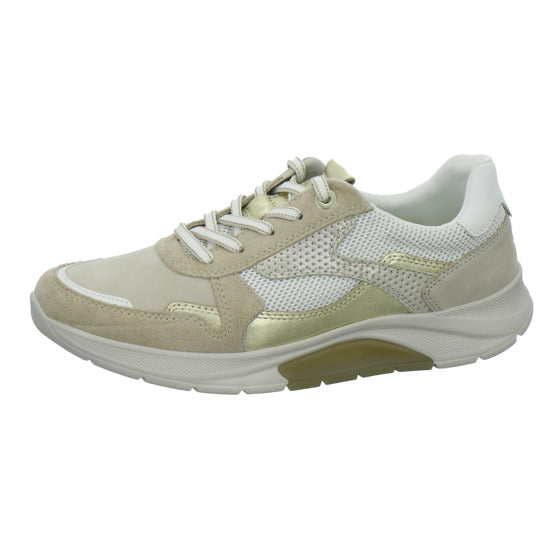 Gabor Comfort Sneaker Damen Rolling Soft Beige-kombi