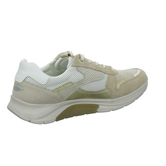 Gabor Comfort Sneaker Damen Rolling Soft Beige-kombi