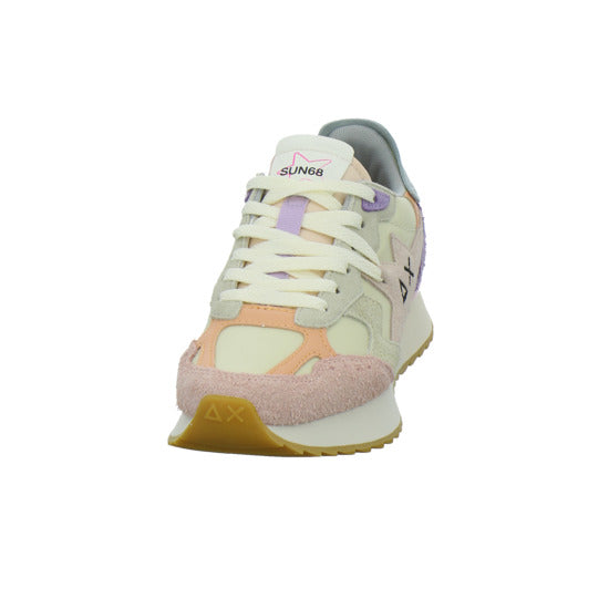 SUN68 Sneaker Damen Star Girl Beige-kombi