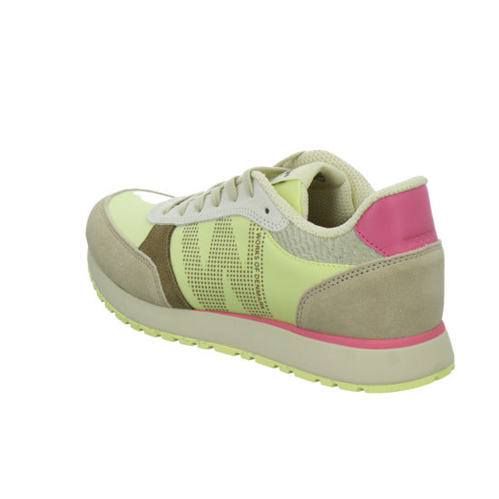 Woden Sneaker Damen Ronja Tricolor Beige-kombi