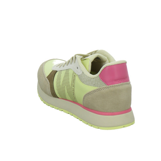 Woden Sneaker Damen Ronja Tricolor Beige-kombi