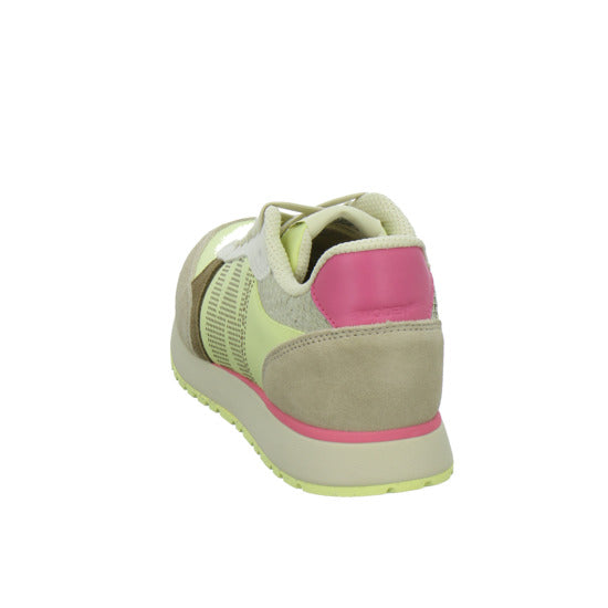 Woden Sneaker Damen Ronja Tricolor Beige-kombi