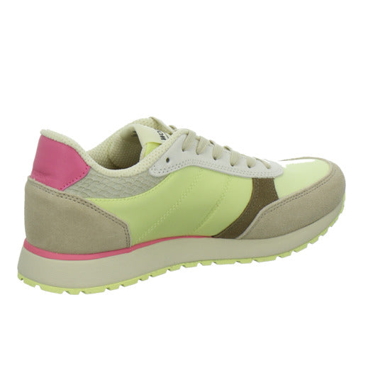 Woden Sneaker Damen Ronja Tricolor Beige-kombi