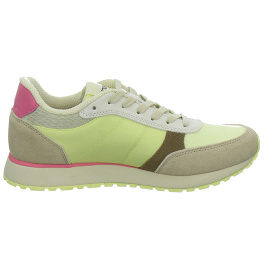 Woden Sneaker Damen Ronja Tricolor Beige-kombi