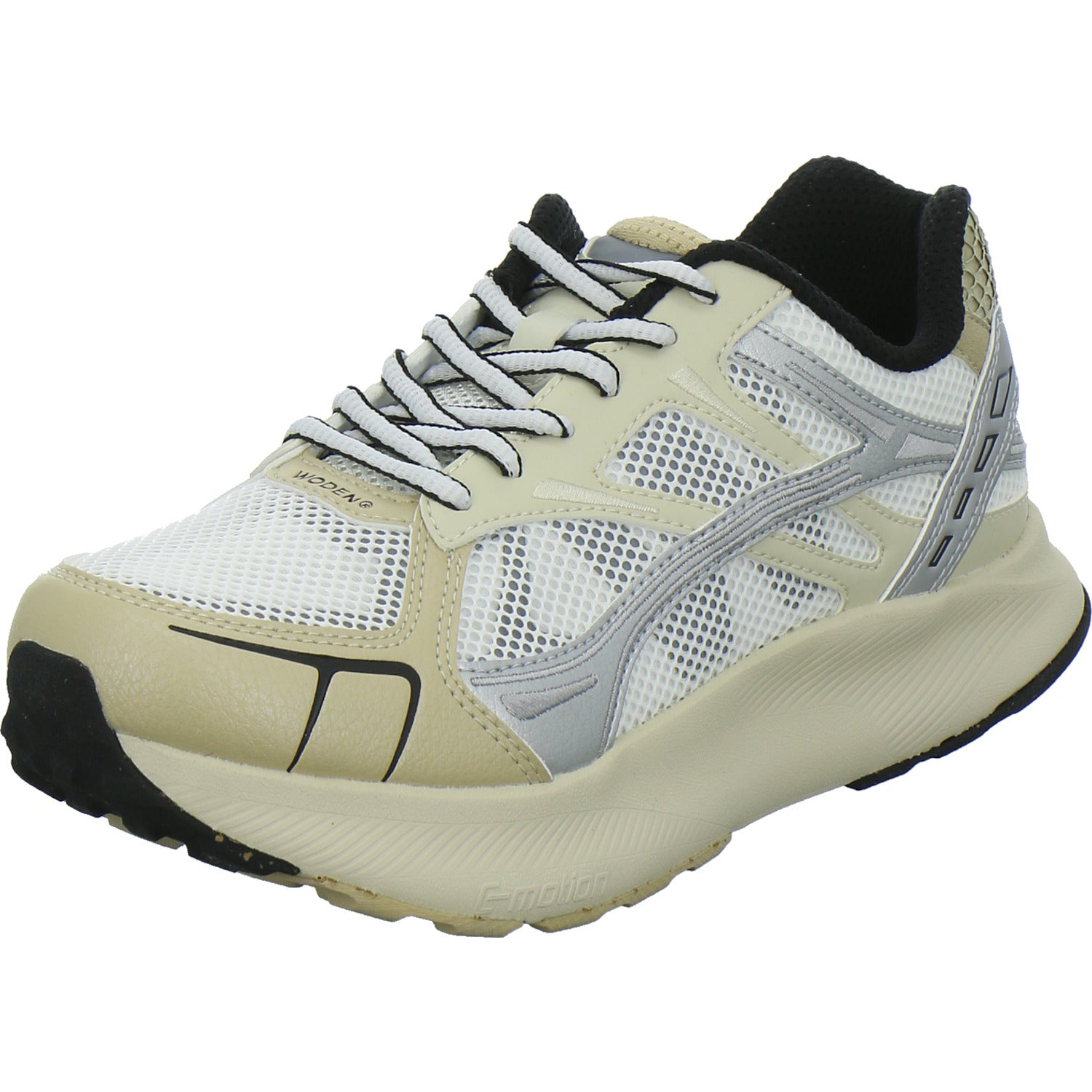Woden Sneaker Damen Freja Runner Beige-kombi