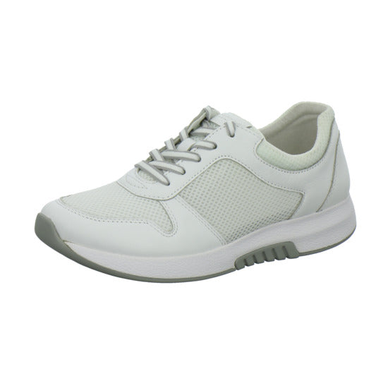 Gabor Comfort Rolling Soft Schnürhalbschuhe Weiß - 360° Ansicht