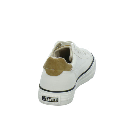 Mustang Schnürhalbschuhe Weiß - 360° Ansicht