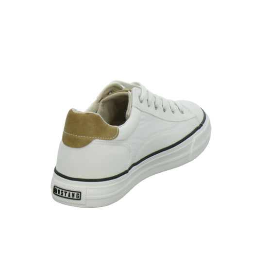 Mustang Schnürhalbschuhe Weiß - 360° Ansicht