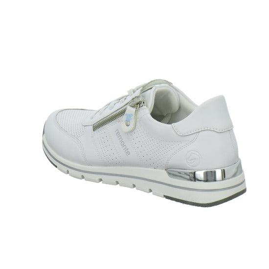 Remonte Schnürhalbschuhe Weiß - 360° Ansicht
