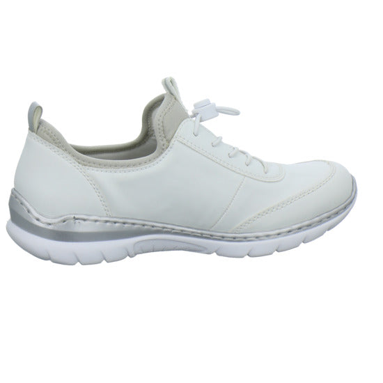 Rieker Schnürhalbschuhe Weiß - 360° Ansicht